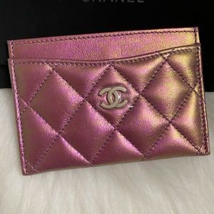 Chanel | Iridescent Purple Card Holder - BNIB